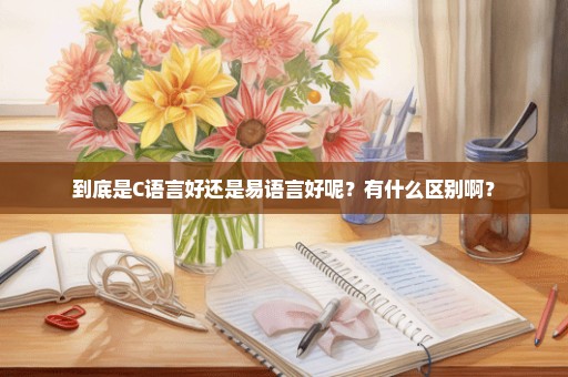 到底是C语言好还是易语言好呢？有什么区别啊？