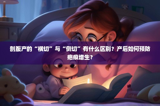 剖腹产的“横切”与“侧切”有什么区别？产后如何预防疤痕增生？