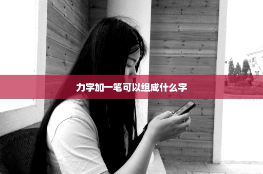 力字加一笔可以组成什么字