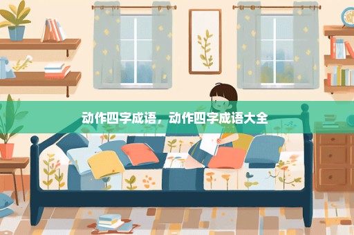 动作四字成语，动作四字成语大全 