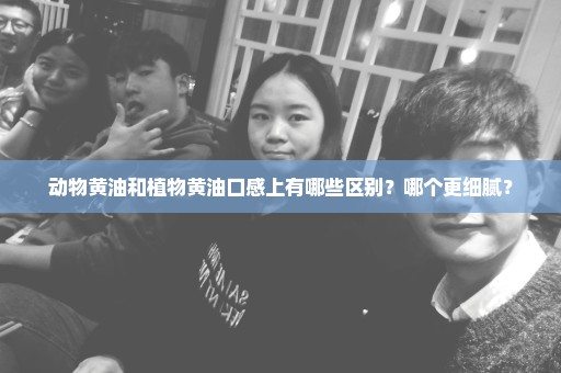 动物黄油和植物黄油口感上有哪些区别？哪个更细腻？