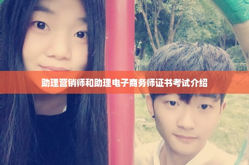 助理营销师和助理电子商务师证书考试介绍