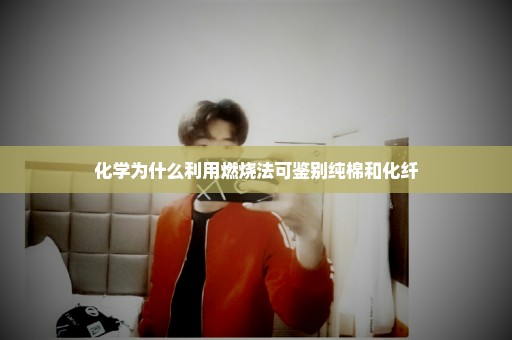 化学为什么利用燃烧法可鉴别纯棉和化纤