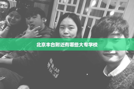 北京丰台附近有哪些大专学校