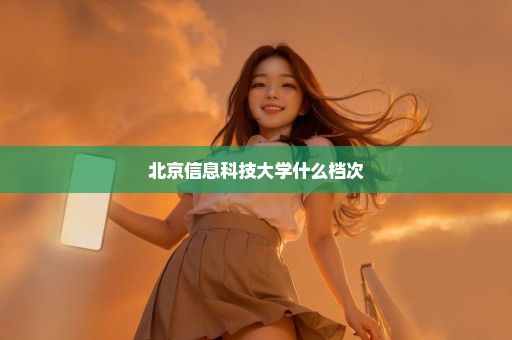 北京信息科技大学什么档次