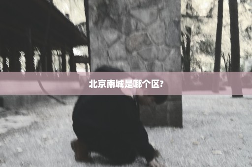 北京南城是哪个区?