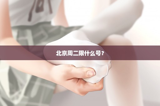 北京周二限什么号？