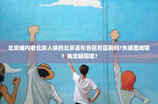 北京城内老北京人讲的北京话在各区有区别吗?东城西城呢？海淀朝阳呢？