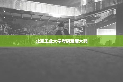 北京工业大学考研难度大吗