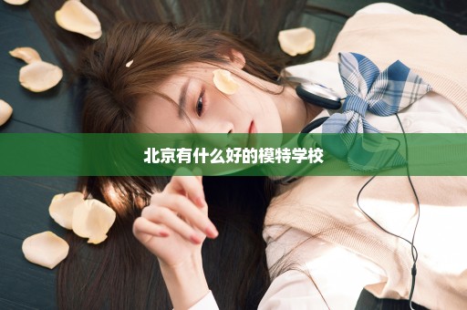 北京有什么好的模特学校