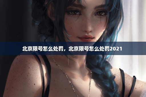 北京限号怎么处罚，北京限号怎么处罚2021 