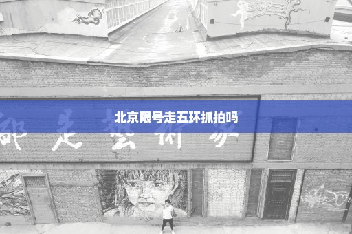 北京限号走五环抓拍吗