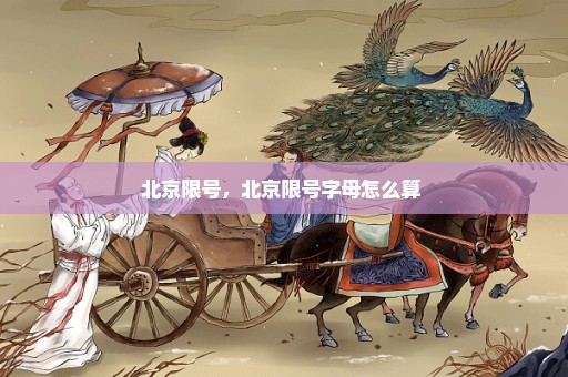北京限号，北京限号字母怎么算 