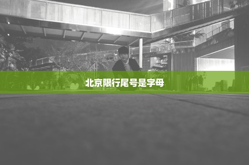 北京限行尾号是字母