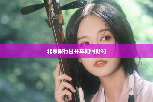 北京限行日开车如何处罚