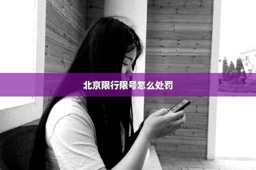 北京限行限号怎么处罚