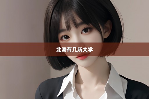 北海有几所大学