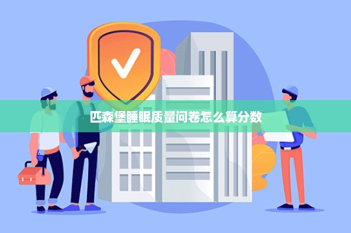匹森堡睡眠质量问卷怎么算分数