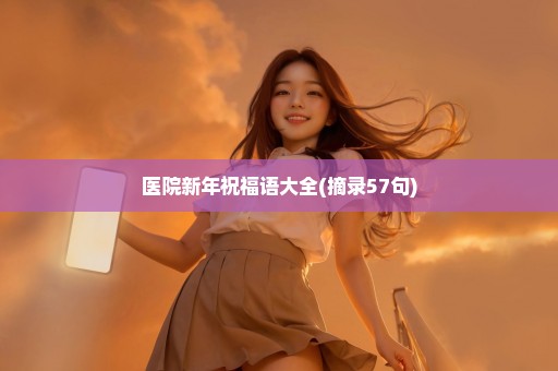 医院新年祝福语大全(摘录57句)