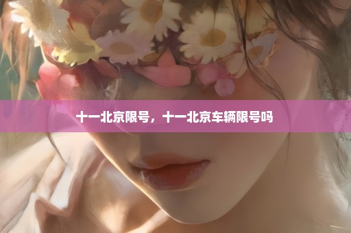 十一北京限号，十一北京车辆限号吗 