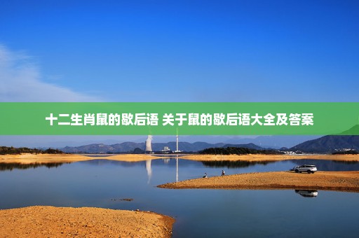 十二生肖鼠的歇后语 关于鼠的歇后语大全及答案