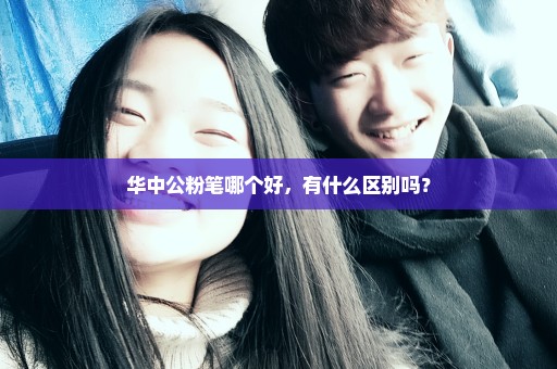 华中公粉笔哪个好，有什么区别吗？