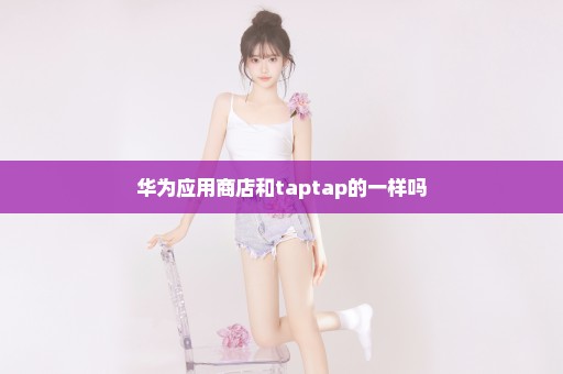 华为应用商店和taptap的一样吗
