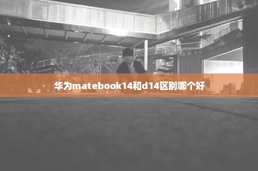 华为matebook14和d14区别哪个好