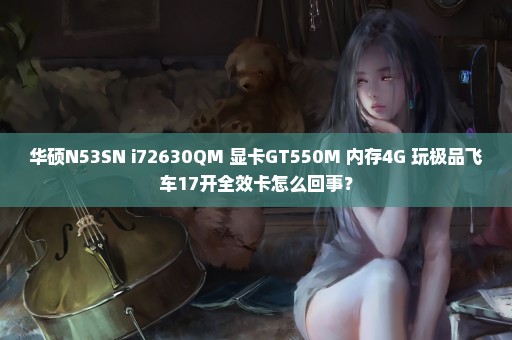 华硕N53SN i72630QM 显卡GT550M 内存4G 玩极品飞车17开全效卡怎么回事？