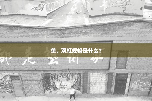 单、双杠规格是什么？