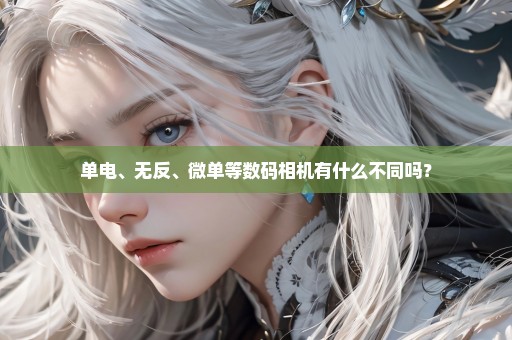 单电、无反、微单等数码相机有什么不同吗？