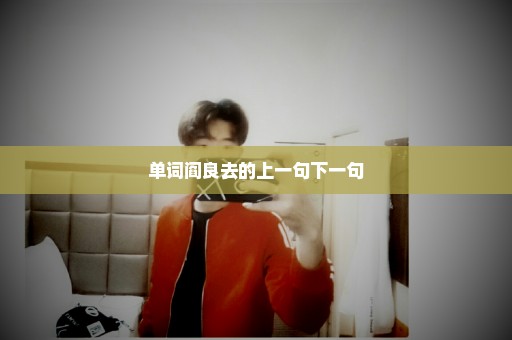 单词阎良去的上一句下一句