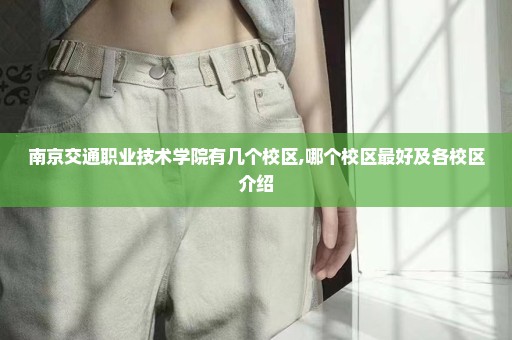 南京交通职业技术学院有几个校区,哪个校区最好及各校区介绍