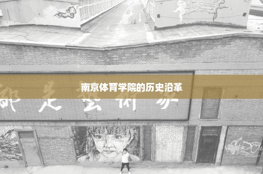 南京体育学院的历史沿革