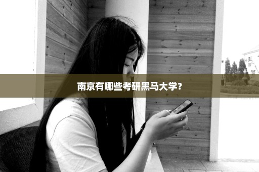 南京有哪些考研黑马大学？