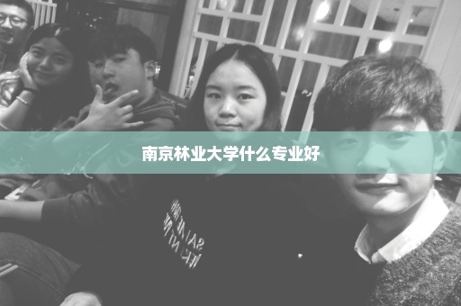 南京林业大学什么专业好