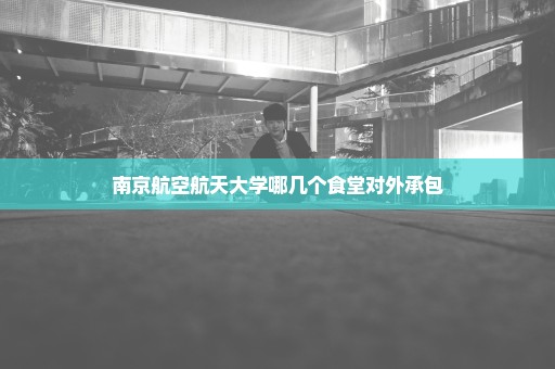 南京航空航天大学哪几个食堂对外承包