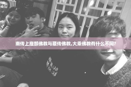 南传上座部佛教与藏传佛教,大乘佛教有什么不同?