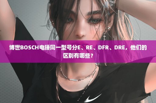 博世BOSCH电锤同一型号分E、RE、DFR、DRE，他们的区别有哪些？