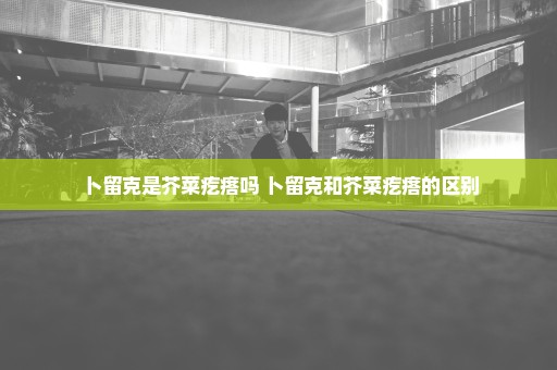 卜留克是芥菜疙瘩吗 卜留克和芥菜疙瘩的区别