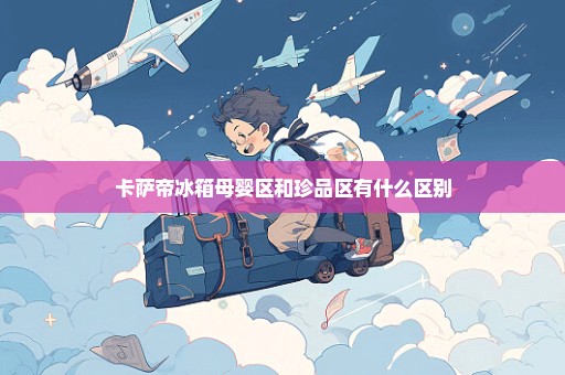 卡萨帝冰箱母婴区和珍品区有什么区别
