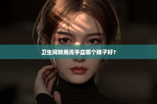 卫生间转角洗手盆哪个牌子好？