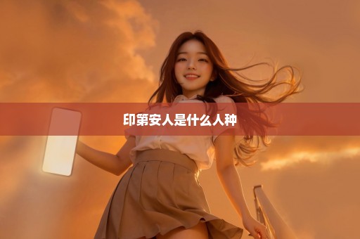 印第安人是什么人种