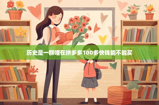 历史是一群喵在拼多多100多快钱能不能买