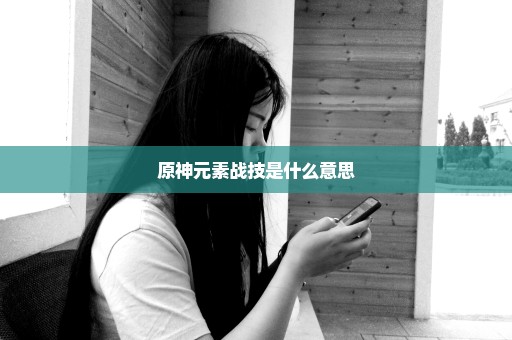 原神元素战技是什么意思