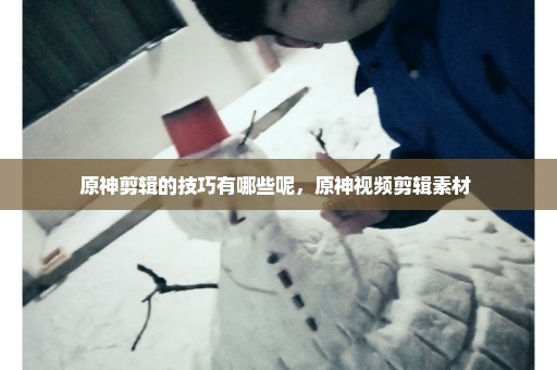 原神剪辑的技巧有哪些呢，原神视频剪辑素材 