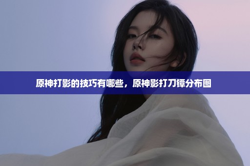原神打影的技巧有哪些，原神影打刀镡分布图 