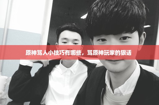 原神骂人小技巧有哪些，骂原神玩家的狠话 