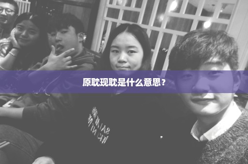 原耽现耽是什么意思？