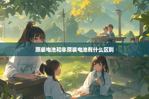 原装电池和非原装电池有什么区别